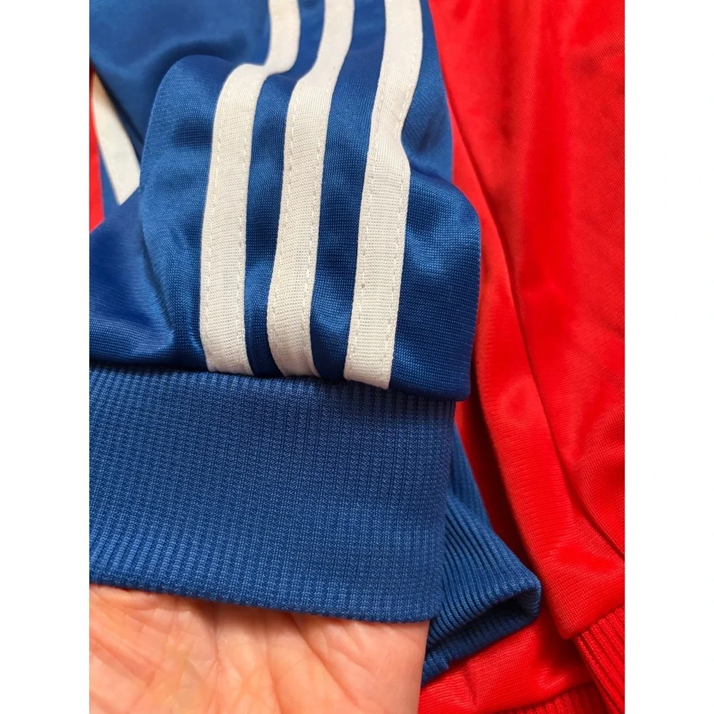 Adidas Philippines Track Jacket Blue Red White Volleyball Full Zip Mens xLarge